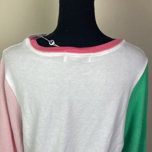 New! Wildfox Backseat Bingo color block sweatshirt women’s XS - Picture 7 of 13